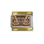 25 Gold Trim Italian Charm (9mm)