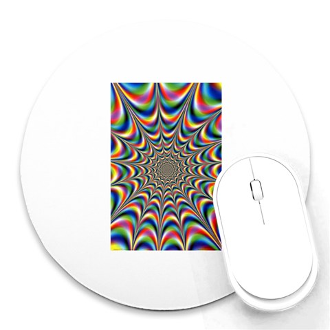 24 Round Mousepad from ArtsNow.com Front