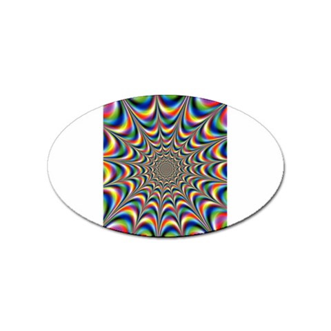 24 Sticker Oval (10 pack) from ArtsNow.com Front