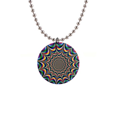 24 1  Button Necklace from ArtsNow.com Front