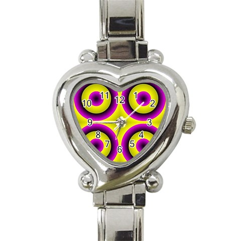 29 Heart Italian Charm Watch from ArtsNow.com Front