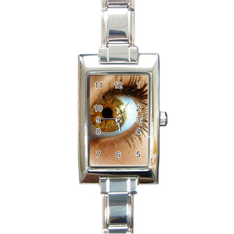 36 Rectangular Italian Charm Watch from ArtsNow.com Front