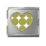 34 Mega Link Heart Italian Charm (18mm)