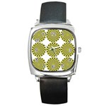 34 Square Metal Watch