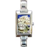 5 Rectangular Italian Charm Watch