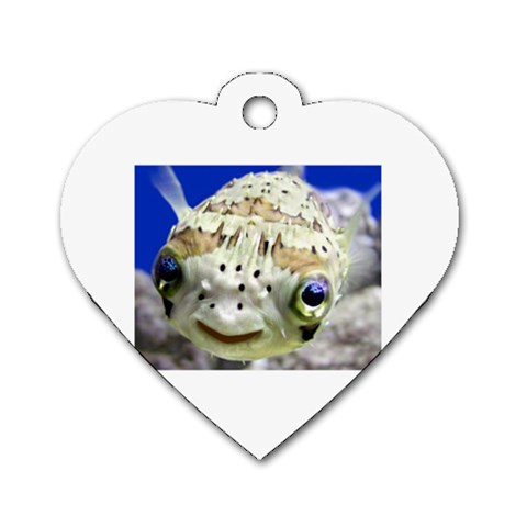 5 Dog Tag Heart (One Side) from ArtsNow.com Front