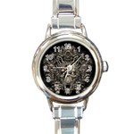1 Round Italian Charm Watch