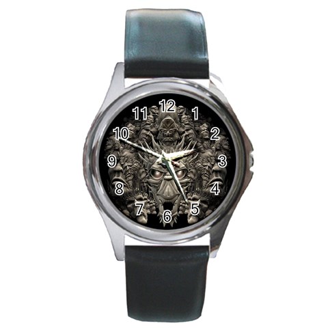 1 Round Metal Watch from ArtsNow.com Front