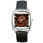 3 Square Metal Watch