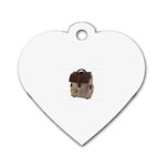 010cf Dog Tag Heart (One Side)