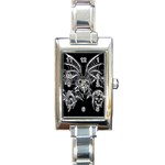 6 Rectangular Italian Charm Watch