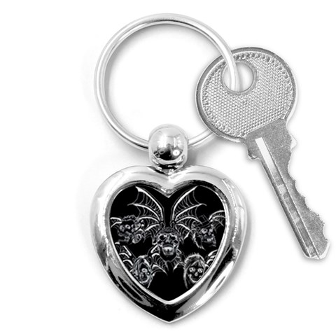 6 Key Chain (Heart) from ArtsNow.com Front