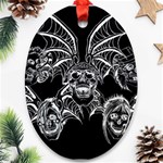 6 Oval Ornament (Two Sides)