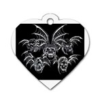 6 Dog Tag Heart (Two Sides)
