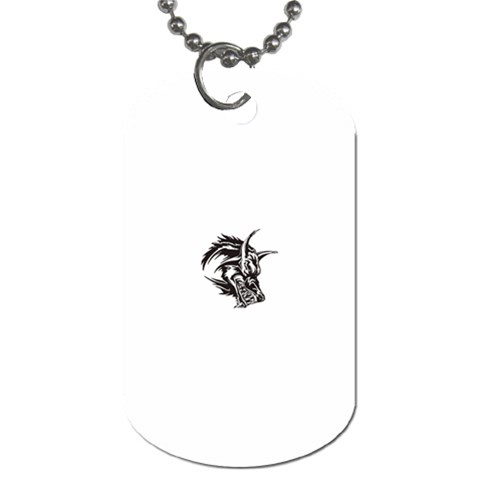 wolf18490 Dog Tag (Two Sides) from ArtsNow.com Front