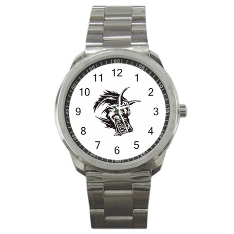 wolf18490 Sport Metal Watch from ArtsNow.com Front