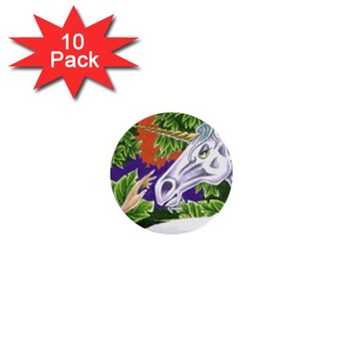Tunicorn4 1  Mini Button (10 pack)  from ArtsNow.com Front