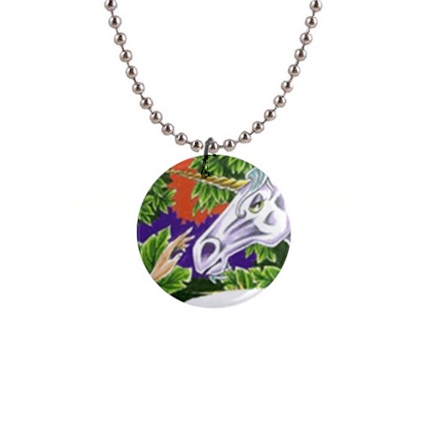 Tunicorn4 1  Button Necklace from ArtsNow.com Front