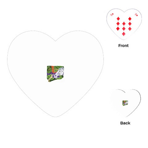 Tunicorn4 Playing Cards (Heart) from ArtsNow.com Front