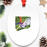 Tunicorn4 Oval Ornament (Two Sides)