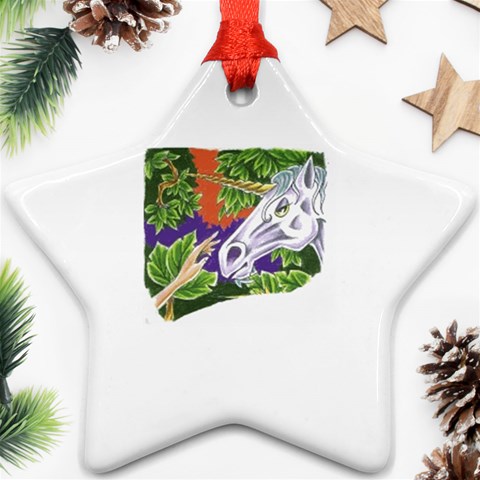 Tunicorn4 Star Ornament (Two Sides) from ArtsNow.com Front