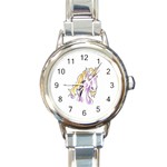 Tunicorn3 Round Italian Charm Watch