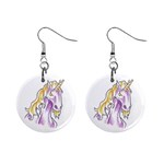 Tunicorn3 1  Button Earrings