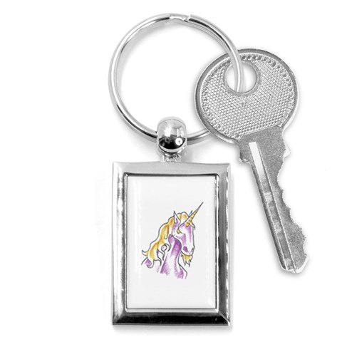 Tunicorn3 Key Chain (Rectangle) from ArtsNow.com Front