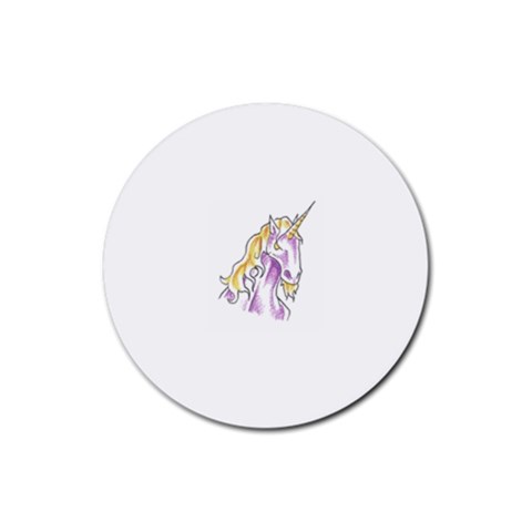 Tunicorn3 Rubber Coaster (Round) from ArtsNow.com Front