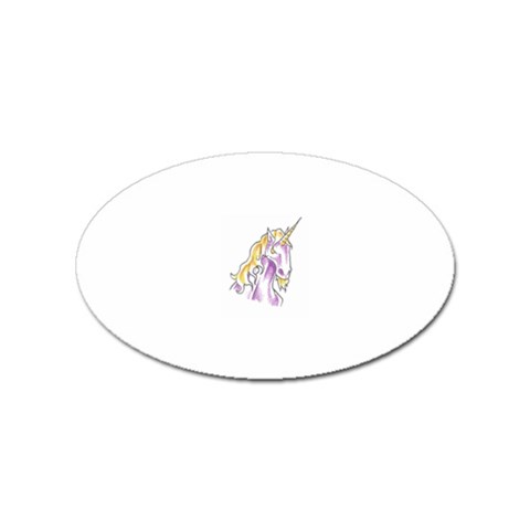 Tunicorn3 Sticker (Oval) from ArtsNow.com Front