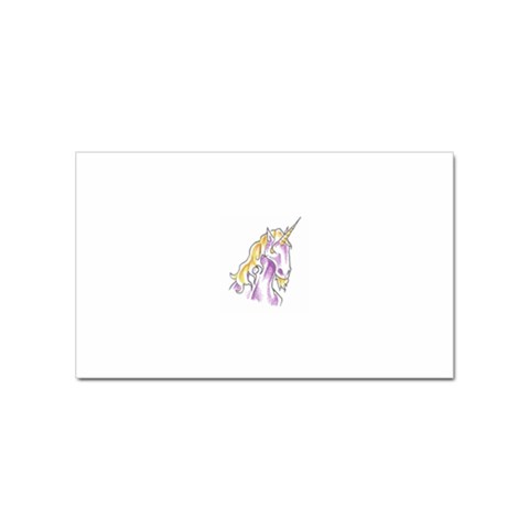 Tunicorn3 Sticker (Rectangular) from ArtsNow.com Front