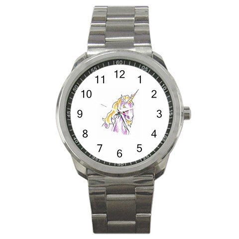 Tunicorn3 Sport Metal Watch from ArtsNow.com Front