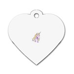 Tunicorn3 Dog Tag Heart (Two Sides)