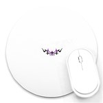 tpurplebutterfly Round Mousepad