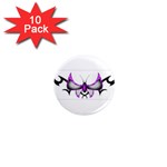 tpurplebutterfly 1  Mini Magnet (10 pack) 