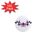 tpurplebutterfly 1  Mini Magnet (100 pack) 
