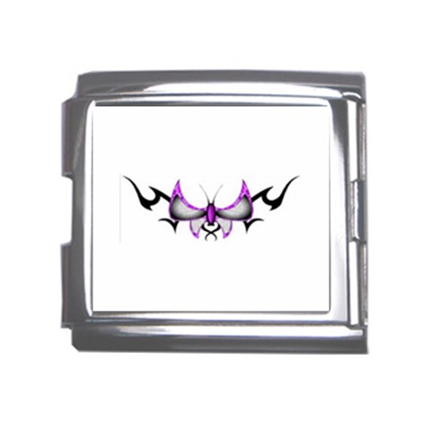 tpurplebutterfly Mega Link Italian Charm (18mm) from ArtsNow.com Front