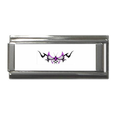 tpurplebutterfly Superlink Italian Charm (9mm) from ArtsNow.com Front