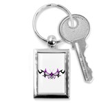 tpurplebutterfly Key Chain (Rectangle)