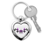 tpurplebutterfly Key Chain (Heart)