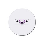 tpurplebutterfly Rubber Coaster (Round)