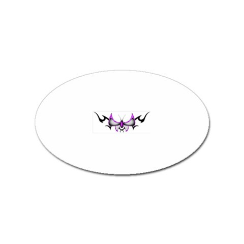 tpurplebutterfly Sticker (Oval) from ArtsNow.com Front