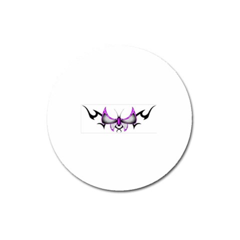 tpurplebutterfly Magnet 3  (Round) from ArtsNow.com Front