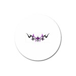 tpurplebutterfly Magnet 3  (Round)