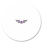 tpurplebutterfly Magnet 5  (Round)