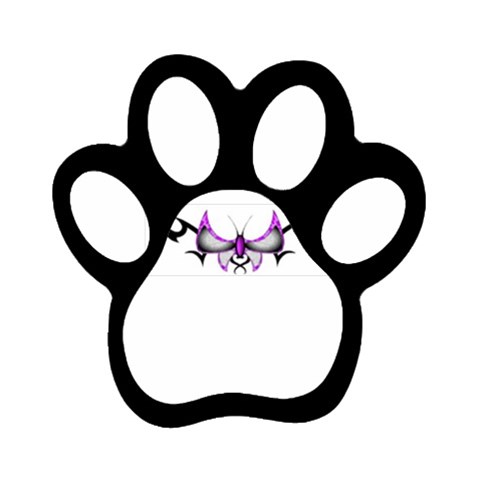 tpurplebutterfly Magnet (Paw Print) from ArtsNow.com Front