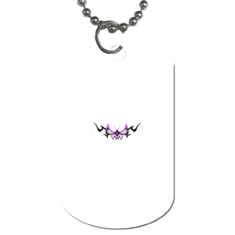 tpurplebutterfly Dog Tag (One Side) from ArtsNow.com Front