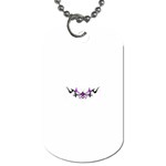 tpurplebutterfly Dog Tag (One Side)