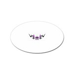tpurplebutterfly Sticker Oval (10 pack)