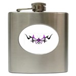tpurplebutterfly Hip Flask (6 oz)